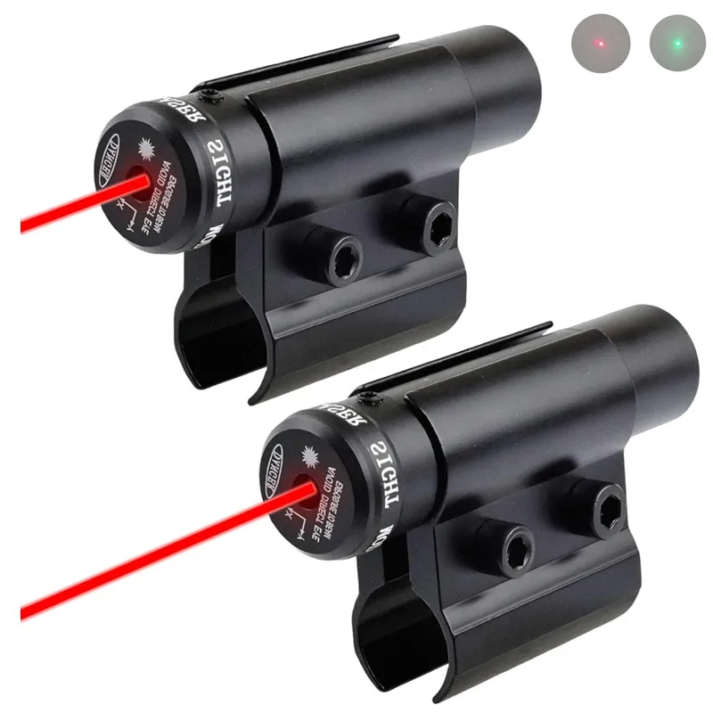 Mira láser táctica de punto rojo con soporte para riel Picatinny de pistola - imagen 3