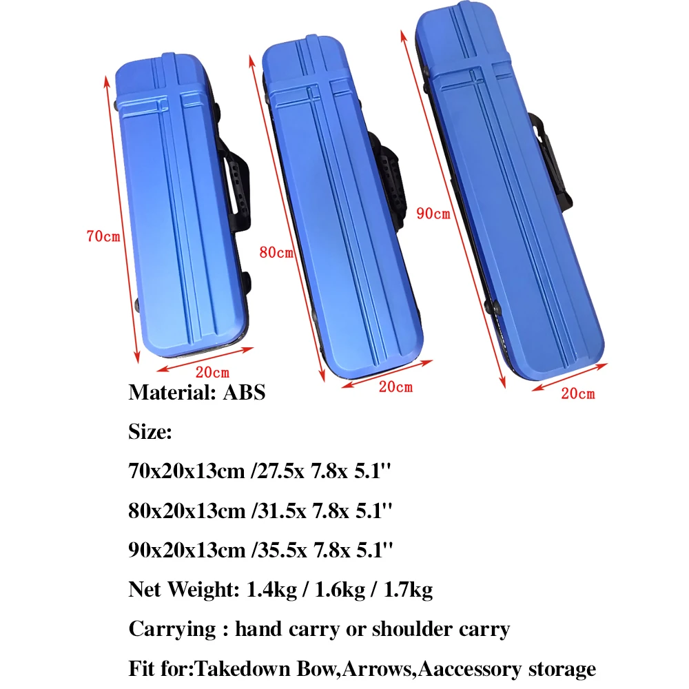 Caja de almacenamiento portátil para arco dividido en el hombro, estuche para arco de caza americano para tiro con arco recurvo, 1 ud. - imagen 2