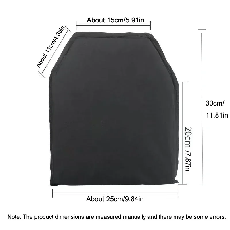Placa Flexible balística PE, chaleco táctico, mochila, armadura UD, placas a prueba de balas, Panel antibalas, 10x12 pulgadas, NIJ IIIA 3A, nivel de soporte - imagen 3