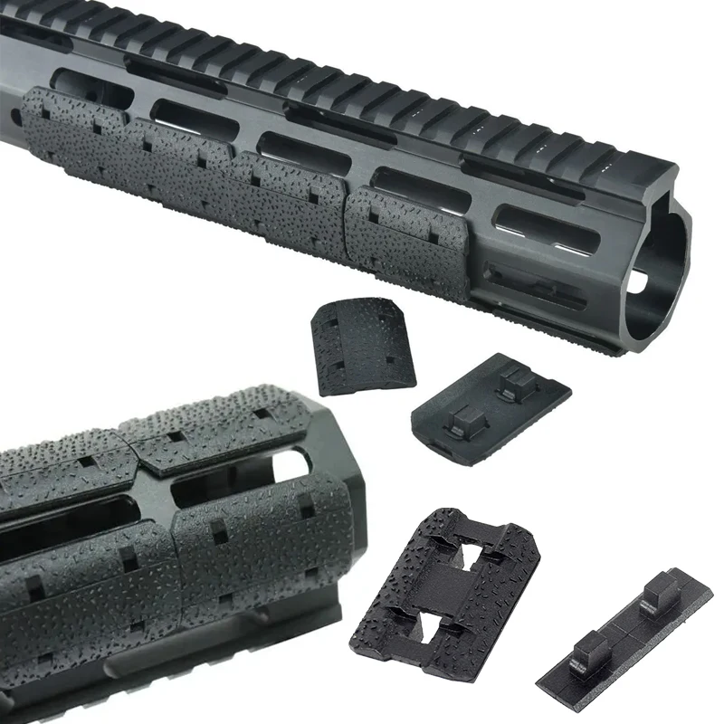 Cubierta de riel de nailon Mlok táctica de alta calidad, cubierta de riel de guardamanos M4 adecuada para riel Picatinny MLOK de 20mm