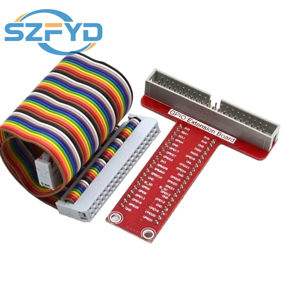 Placa de expansión GPIO tipo T + Cable de cinta de 40 pines para Raspberry Pi 4 3 2 B + Compatible con placa de pruebas DIY - imagen 5