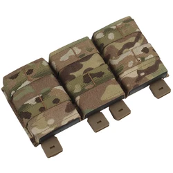 Triple portacargadores táctico 5.56 MOLLE con abrazaderas Kydex