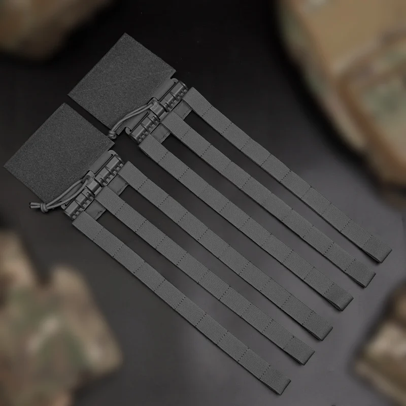 Chaleco con hebilla de liberación rápida LV119 AVS JPC SPC, portador de placa Airsoft para caza, faja Molle, 2 uds. - imagen 2