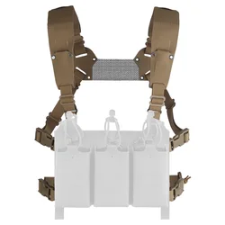 Chaleco táctico V2 MOLLE con bolsa portacargadores desmontaje rápido