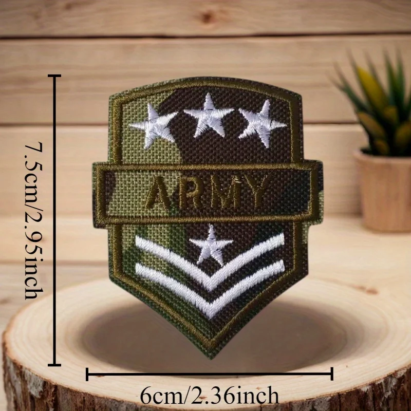 Parche bordado 3D táctico para sombreros, insignia de moral con gancho y bucle, pegatina decorativa para mochila, brazalete, parches para planchar para ropa - imagen 3