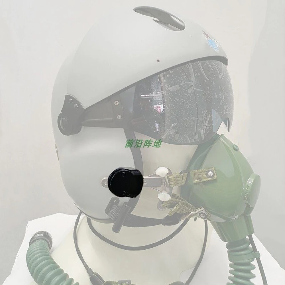 Máscara de oxígeno de aviación Hebilla fija/Versión del casco de vuelo de motocicleta terrestre Grupo de hebilla de máscara modificada - imagen 3