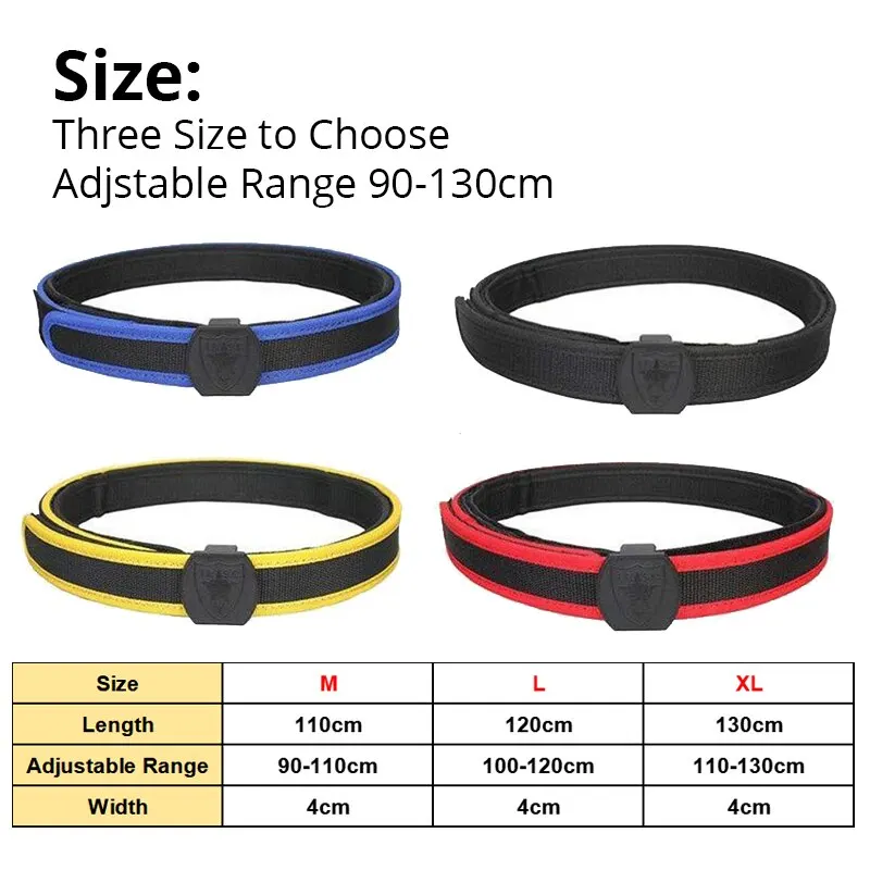 Cinturón de competición táctico IPSC, cinturón de entrenamiento resistente de nailon para IPSC SPSA IDPA Airsoft, accesorios deportivos de caza al aire libre - imagen 5