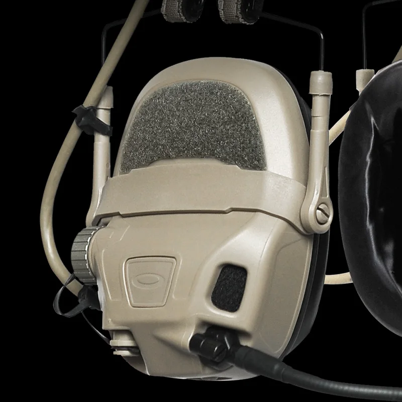 Adhesivo de protección, sujetadores de gancho y bucle, cinta decorativa con respaldo autoadhesivo, adecuado para auriculares tácticos AMP FE - imagen 2