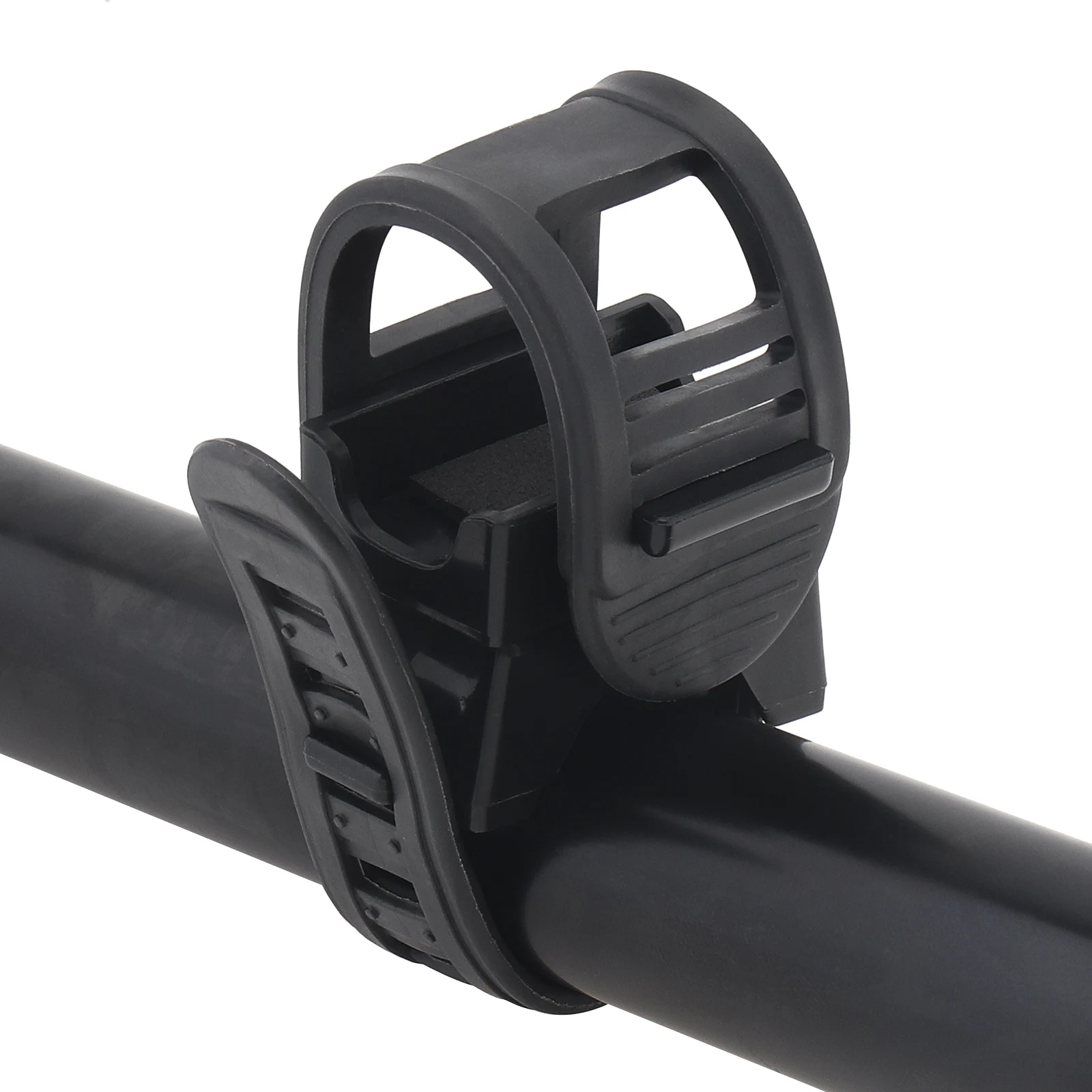 Soporte universal linterna bicicleta montaje 360° con correas ajustables - imagen 4