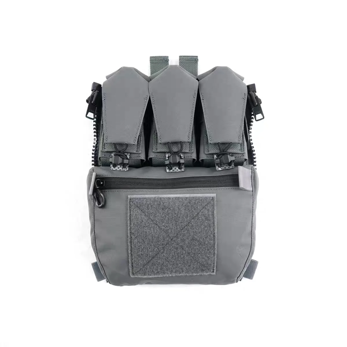 Panel trasero de chaleco táctico AFG-P115 FCPC V5 con tres flashes y un corte láser MOLLE horizontal - imagen 4