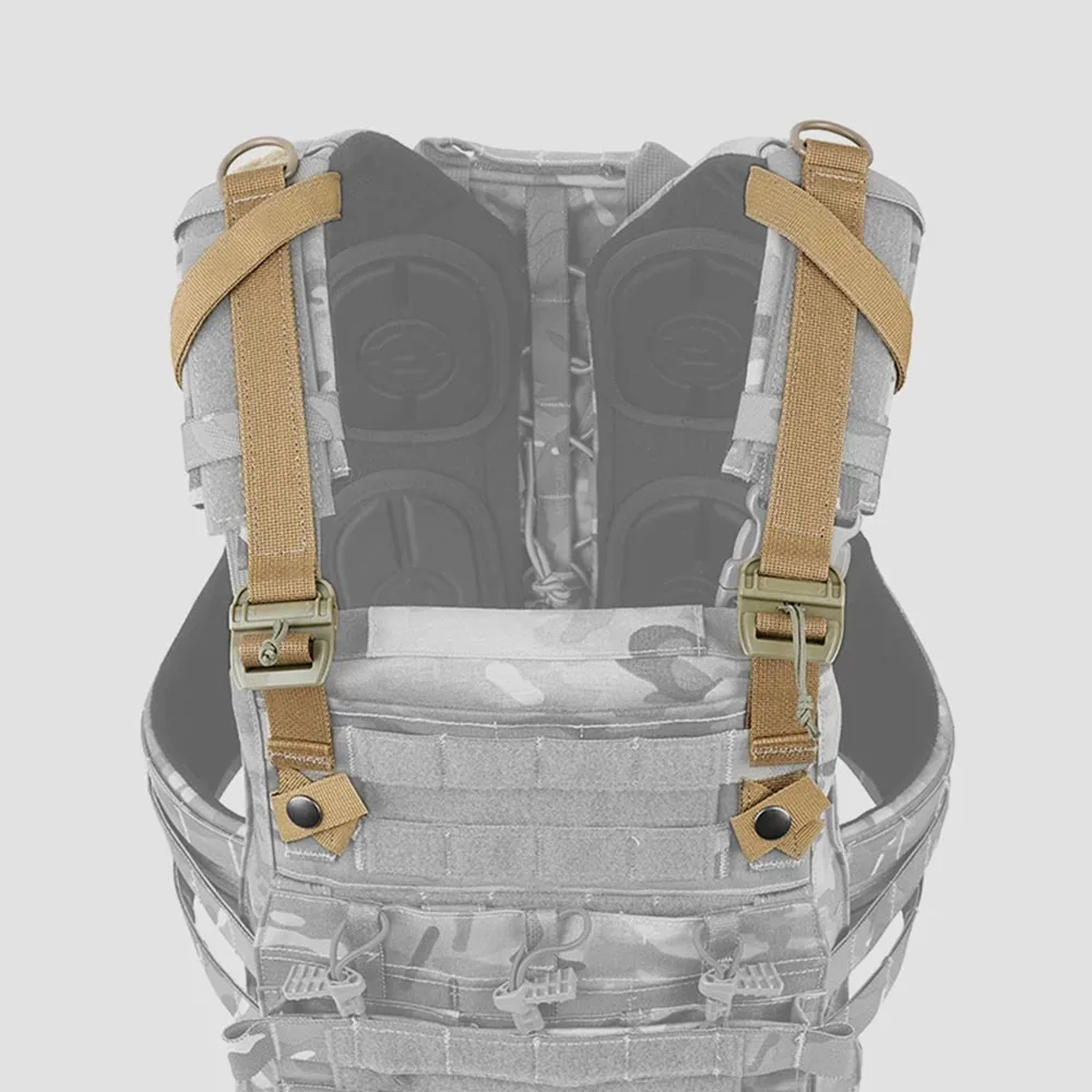 Parches tácticos de liberación rápida que conectan accesorios para conectar la mochila AVS1000 al chaleco CP JPC SPC UA100 - imagen 2