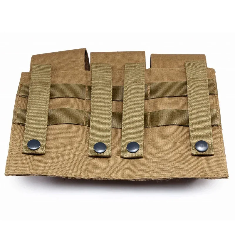 Bolsas tácticas MOLLE para revistas, bolsa Triple y doble Mag 5,56/7,62 para accesorios M4 AR15 Ak47 - imagen 3