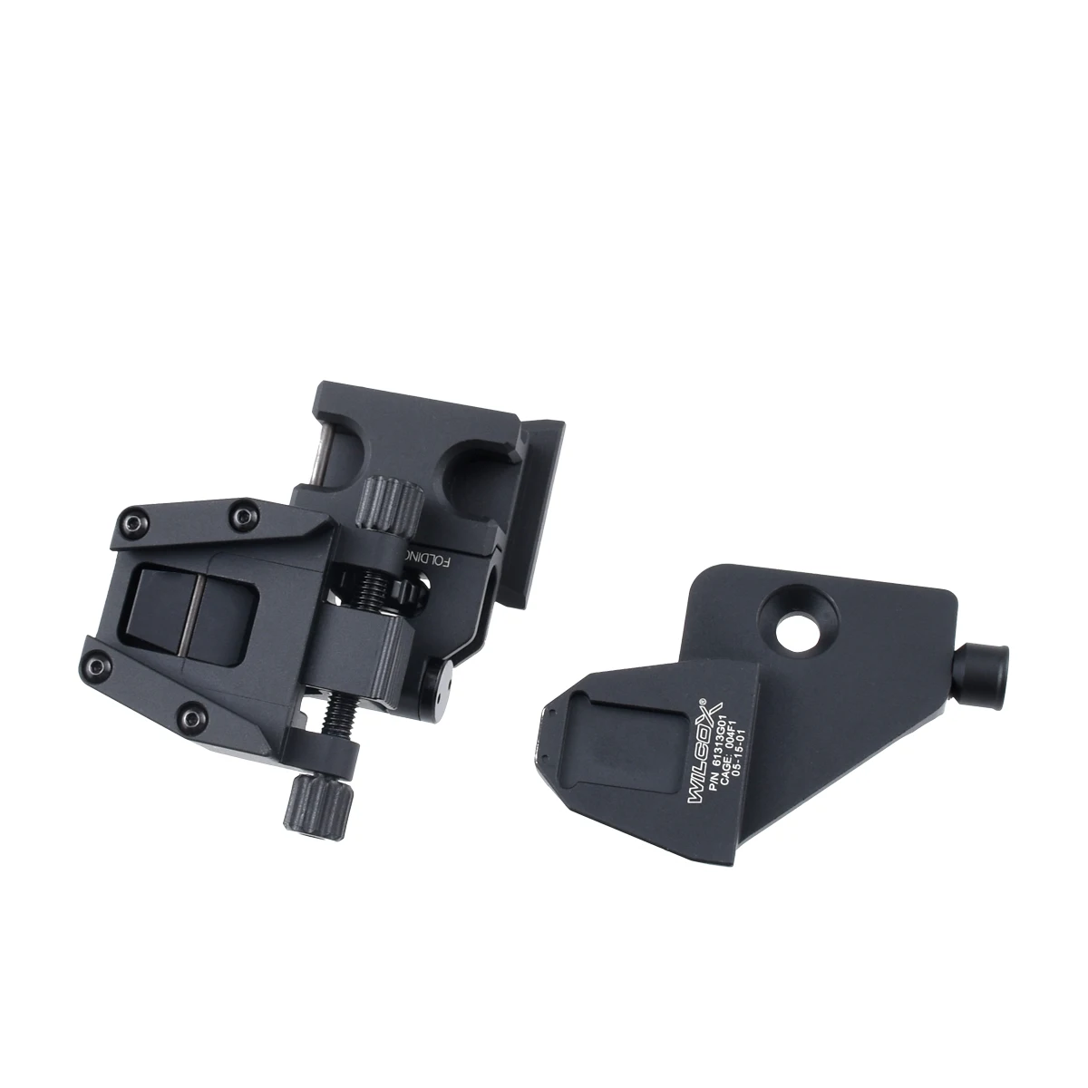 Gafas de visión nocturna tácticas Airsoft PVS-14 NVG, conjunto de soporte de montaje para parejas, binoculares de PVS-14 abatibles hacia el lado, puente Monocular - imagen 5