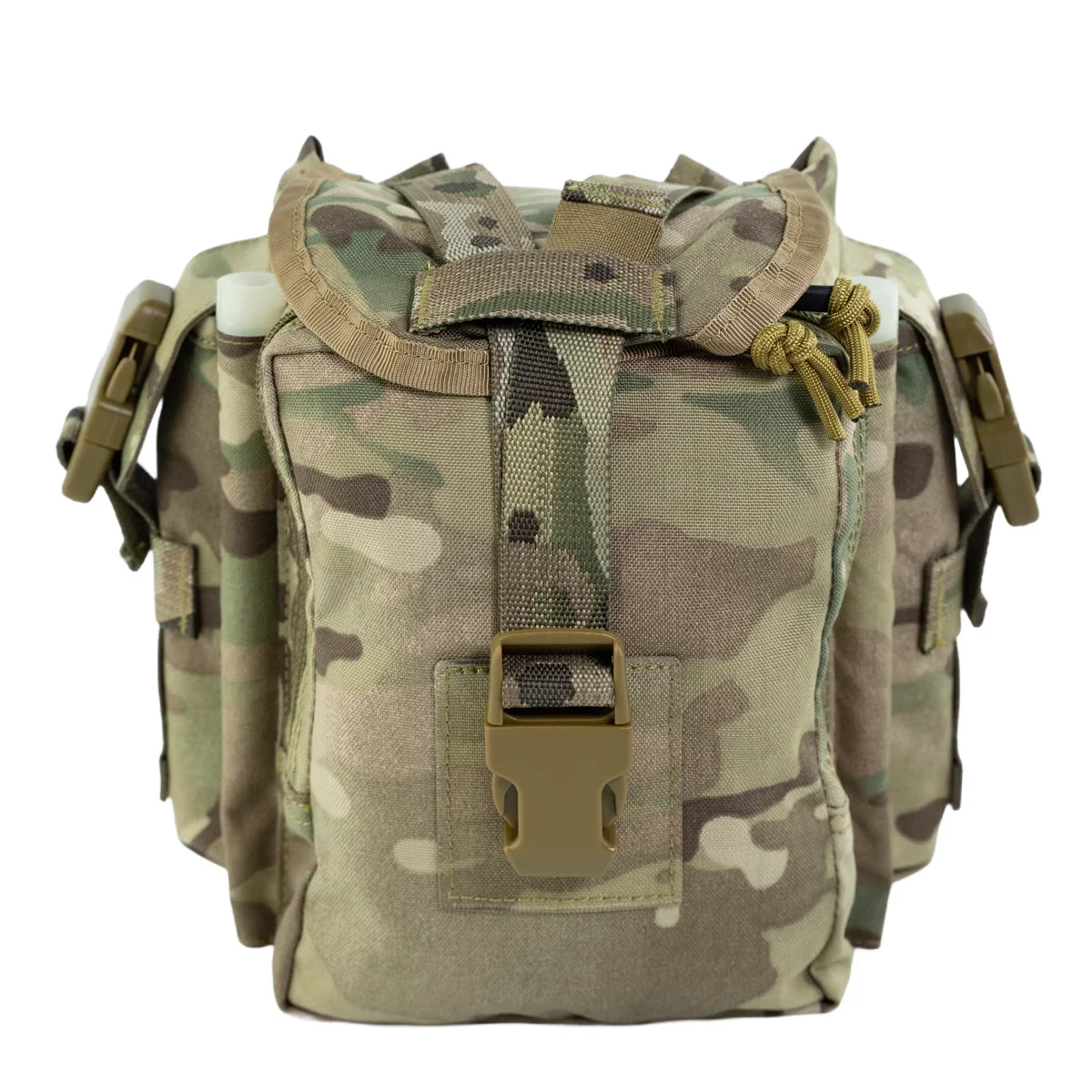Bolsa táctica de caza al aire libre para colgar en el pecho, riñonera MOLLE, bolsa para hervidor, paquete de cubierta para taza de agua - imagen 2