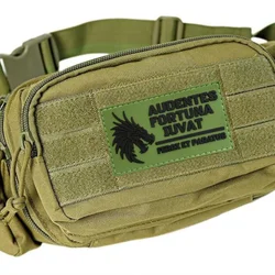 Parche táctico PVC dragón Audentes Fortuna Iuvat con velcro