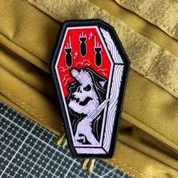 Parche calavera velcro para chaleco táctico o mochila