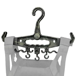 Colgador de gancho extraíble ABS de alta resistencia para colgar chaleco táctico portador de placa de engranaje colgador táctico antideslizante
