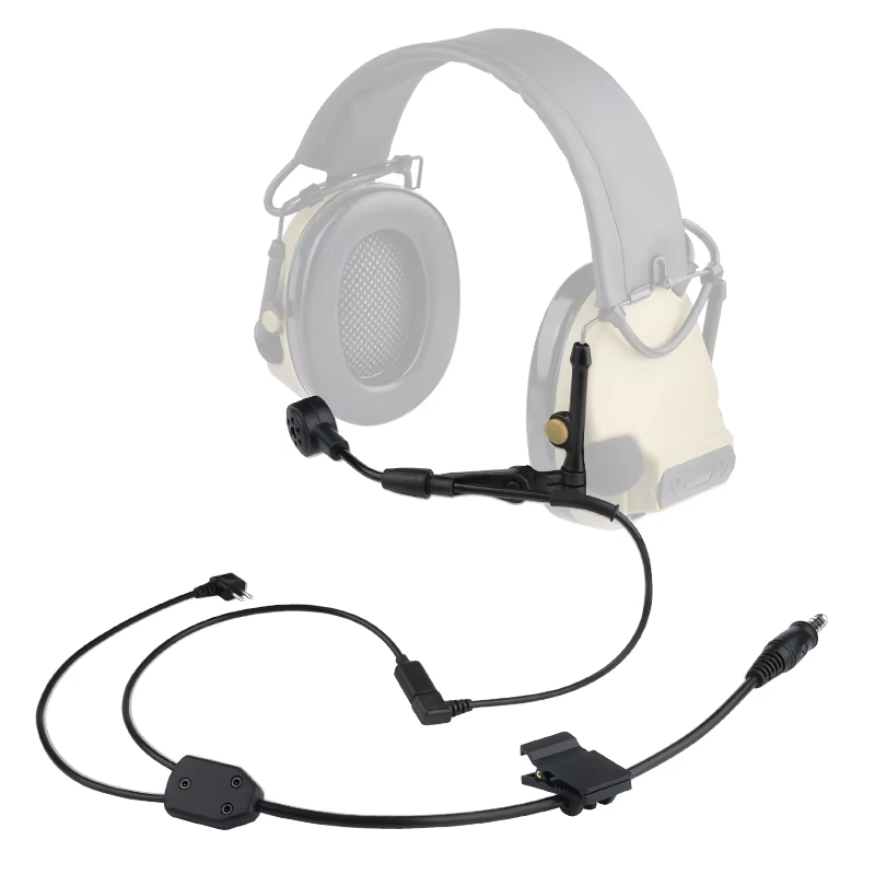 Auriculares tácticos C3 inalámbricos con PTT para caza y tiro - imagen 2