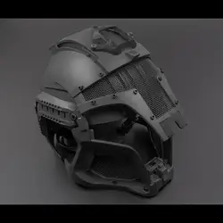 Casco táctico airsoft con gafas reemplazables – Protección cabeza y cara