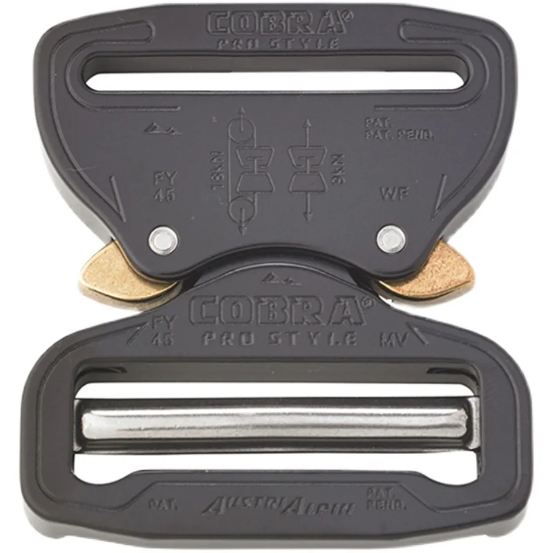 Hebilla de cinturón táctica para exteriores, hebilla de liberación rápida, hebilla de cinturón colgante en D - imagen 3