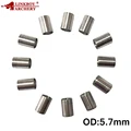 50pcs silver OD5.7mm