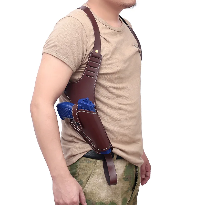 Funda táctica para hombro, fundas para pistola ocultas en las axilas con bolsa para revistas, bolsa de transporte para pistola, caza, tiro al aire libre - imagen 4