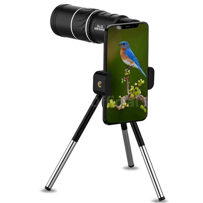 Potente telescopio Monocular con Zoom de 16x52, binoculares de largo alcance para caza al aire libre, Camping, observación de aves - imagen 2