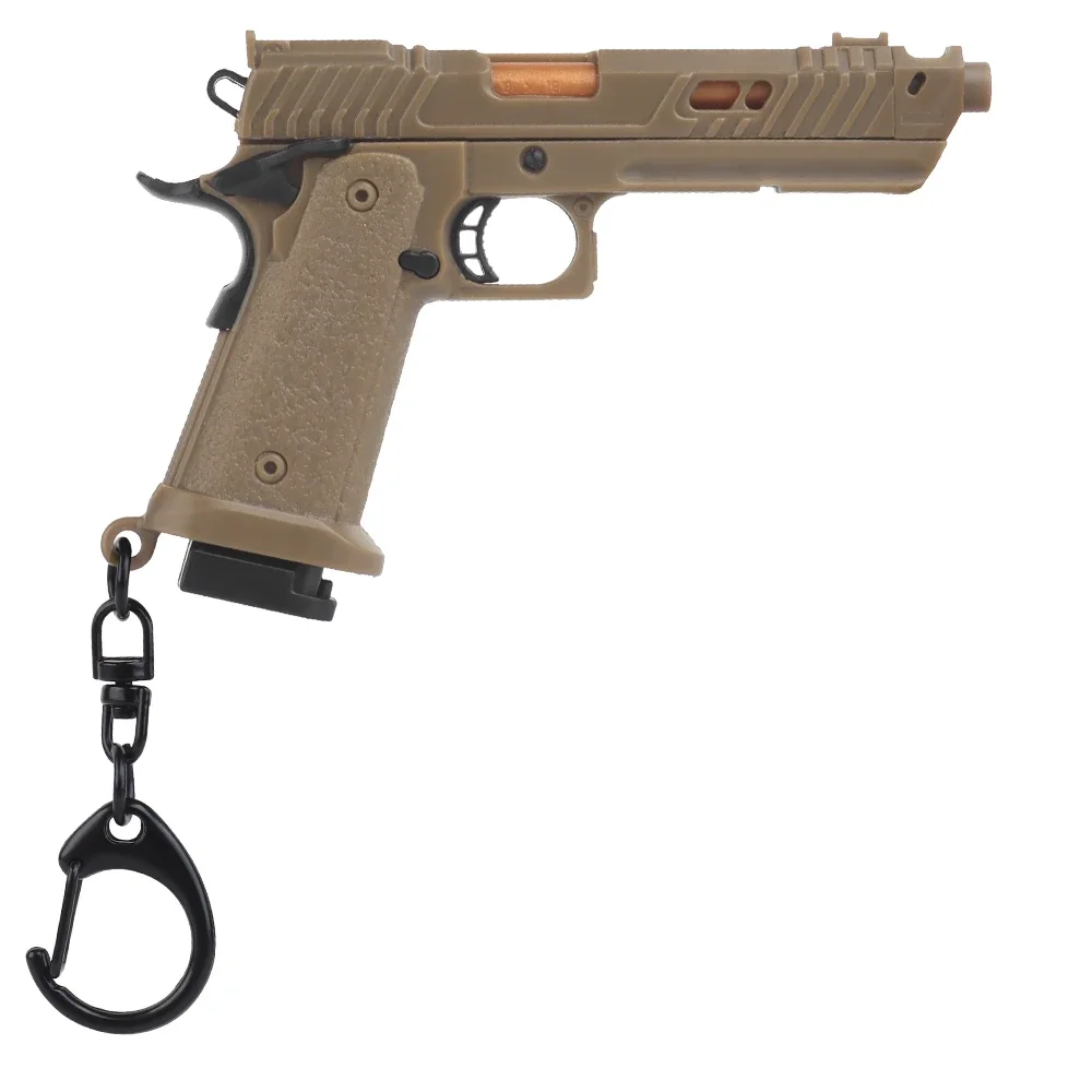 LLavero táctico con forma de pistola, Mini decoraciones portátiles, desmontable, G45, tiro, Paintball, llavero, tendencia - imagen 4