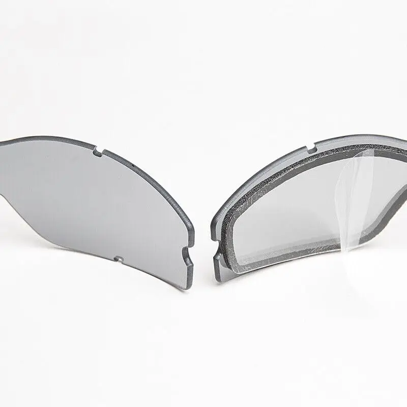 JT-Espejo antiniebla táctico, lente de doble capa para casco/cabeza, de alta resistencia y resistente - imagen 5