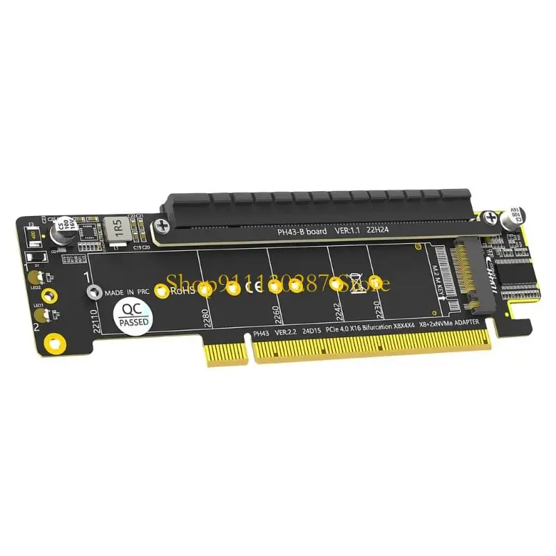 Tarjeta expansión J1HC PCIe X16 que admite múltiples discos sólidos M.2 PCIe4.0 para servidores - imagen 2