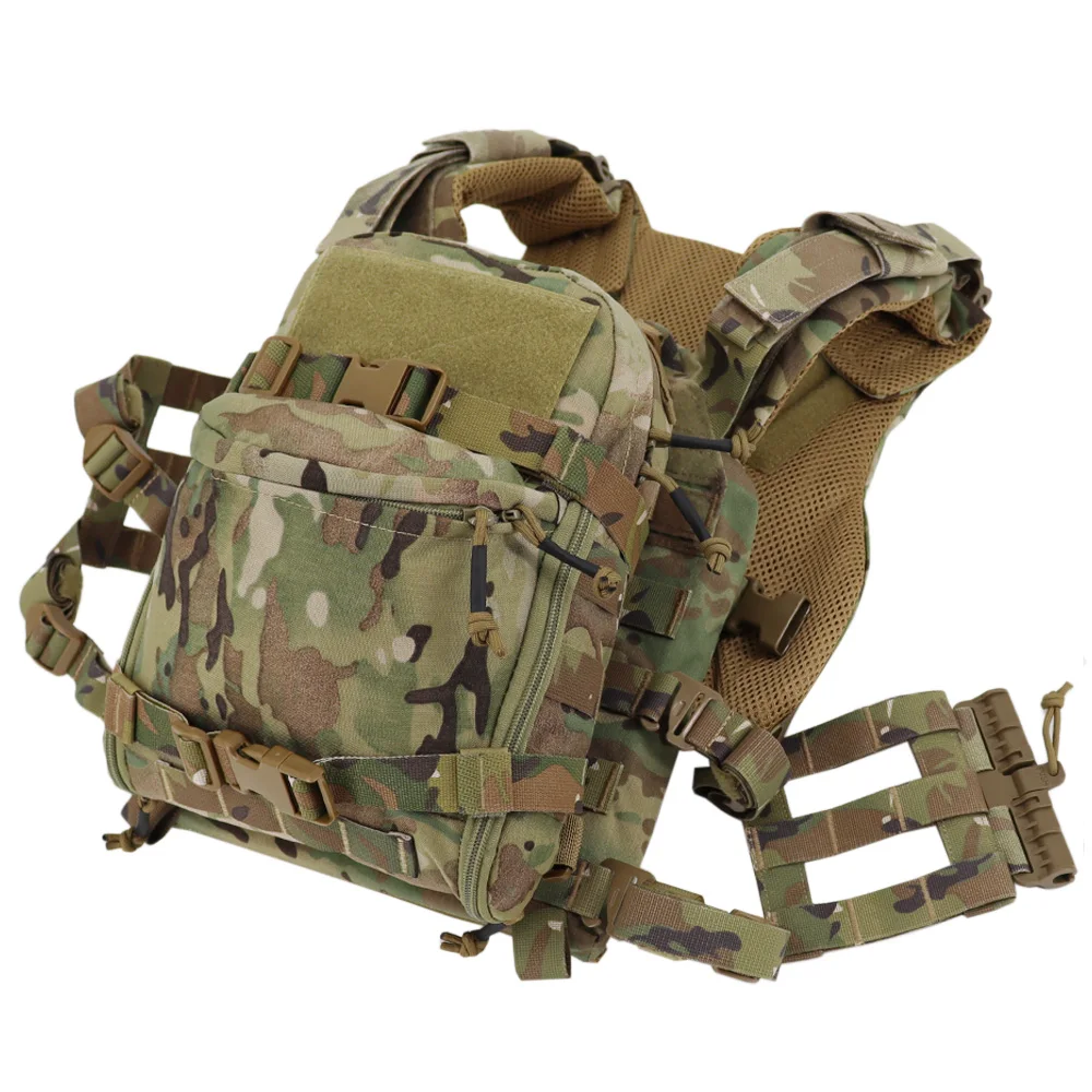 Bolsa de hidratación táctica VULPO, mochila de asalto, bolsa Molle, bolsa de agua para exteriores, chaleco Airsoft de caza, equipo portador de placa - imagen 5