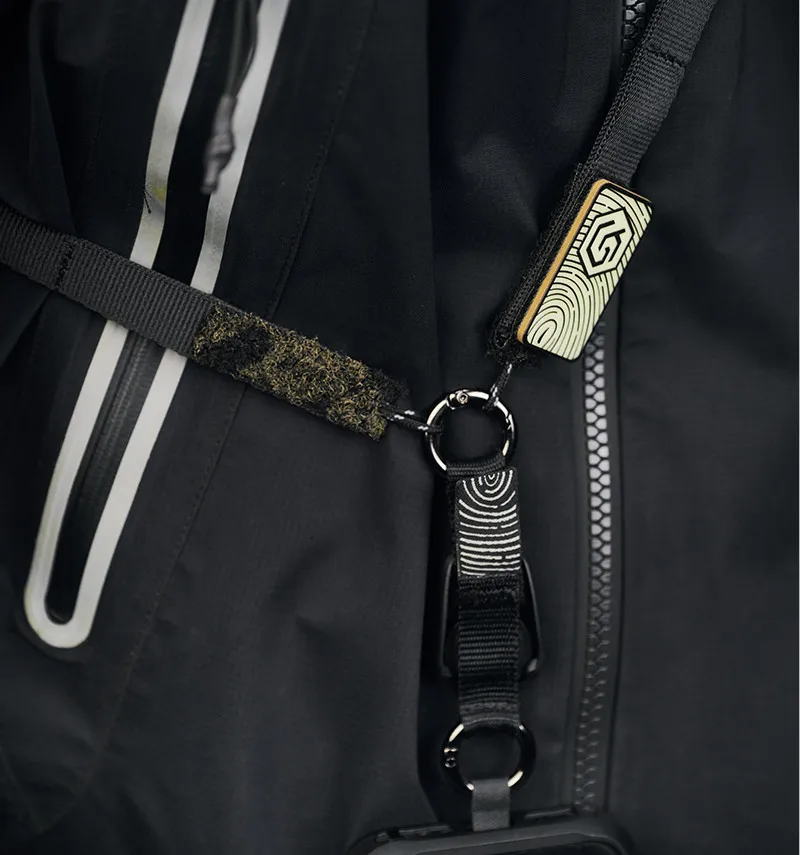 Gancho de caché magnético táctico, correa para teléfono móvil de un solo punto con correas tácticas decorativas EDC multiusos - imagen 2