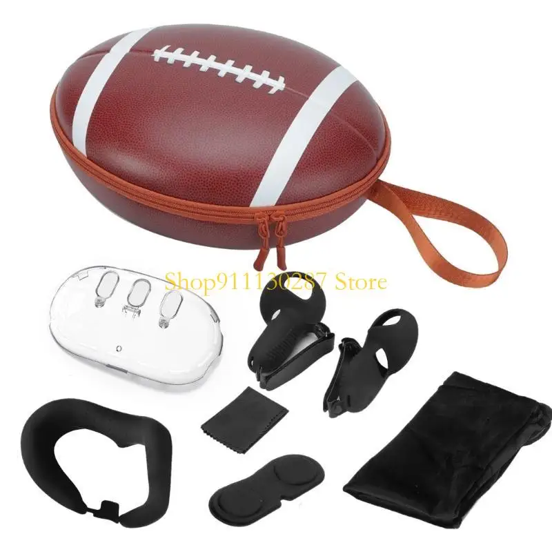 Conjunto J1HC 8pcs Accesorios Vubo cubierta Máscara Marca silicona cubierta agarre para Quest3 - imagen 5