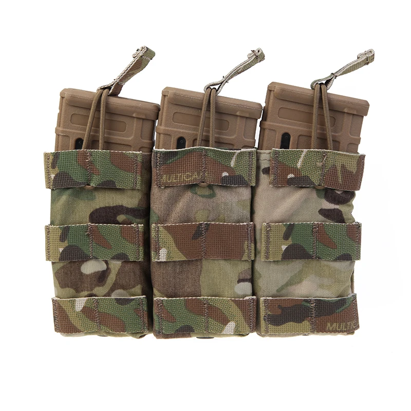 Emersongear Triple Open Top Mag bolsa táctica Modular revista Molle bolsa para caza juego de guerra entrenamiento EM6355 - imagen 2