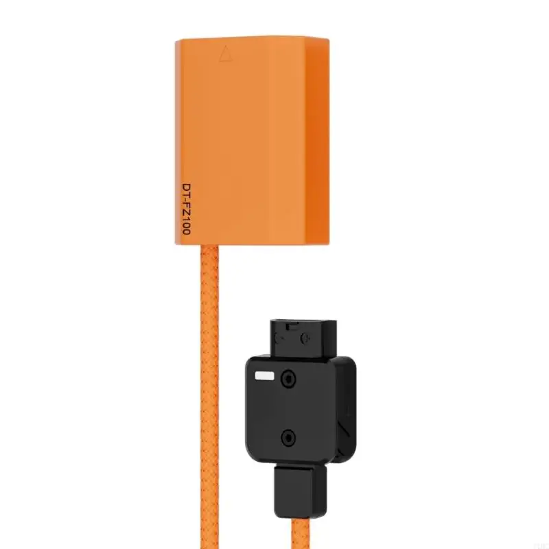 J1HC D Tap a NPFZ100 Cable alimentación batería ficticia para cámaras A7R V/A7IV/A7SIII/A7RIV con protecciones - imagen 5