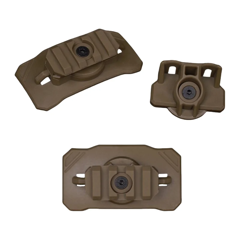 Casco universal para viajes de aventura y acampada al aire libre, faro de caza, dispositivo de visión nocturna, adaptador de base giratoria - imagen 3