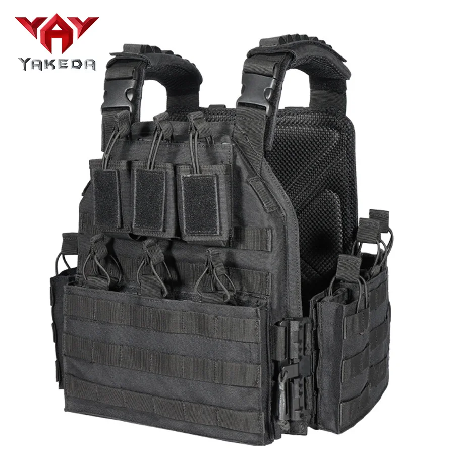 YAKEDA Chaleco de entrenamiento de desmontaje rápido, equipo para exteriores, chaleco de entrenamiento, equipo de entrenamiento CS - imagen 2