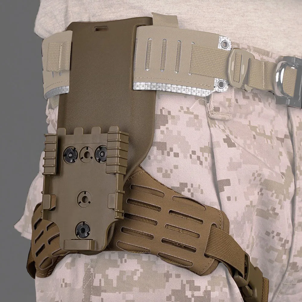 Adaptador de funda de pierna táctica ARC, Base de montaje RTI DUTY, Kit QLS para G17 19 M9, caza, tiro, Airsoft, plataforma de transporte de cintura