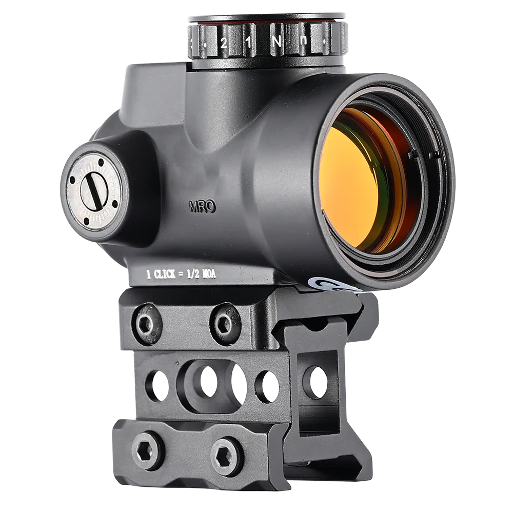 Shooin Opics Spatial Perspective Red Dot Sight With Collimator Low High Picatinny Rail Mount Base - imagen 4
