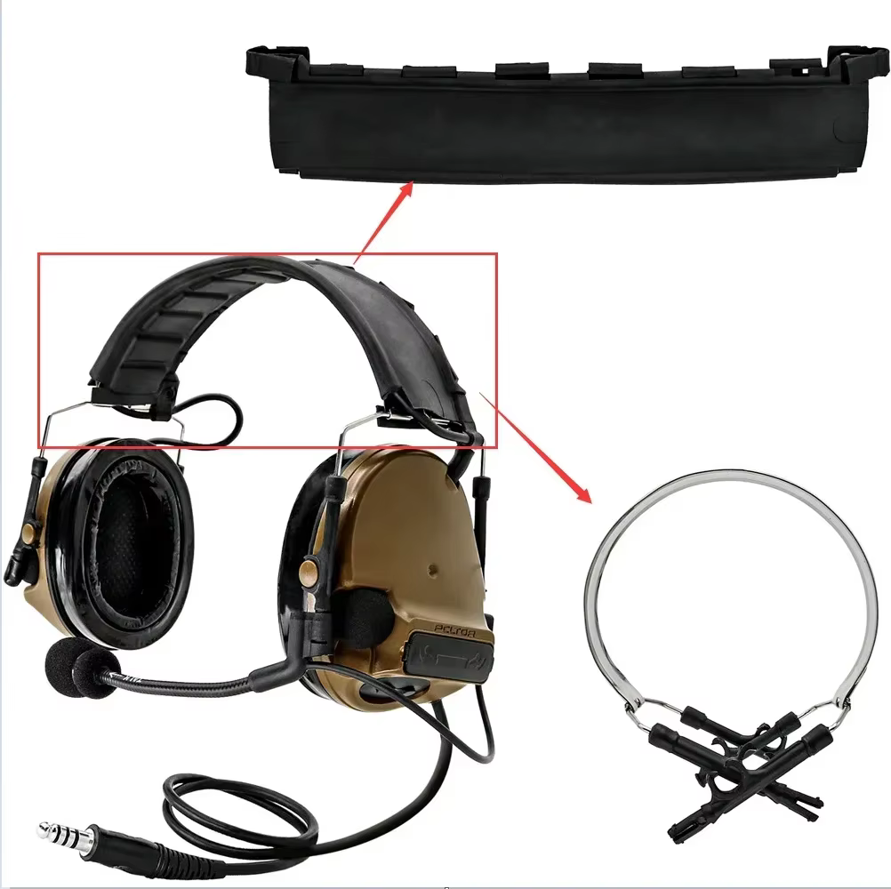COMTA-accesorios para auriculares tácticos, Kit de diadema desmontable para auriculares Airsoft, auriculares de tiro COMTA I II III - imagen 5