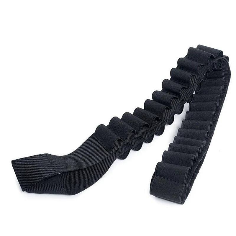 10 calibre 12 y 20 GA Stealth negro 50 bandolera de hombro de concha redonda Bandoleer Mag Carrier - imagen 3