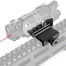 Montura offset Picatinny inclinada para mira punto rojo