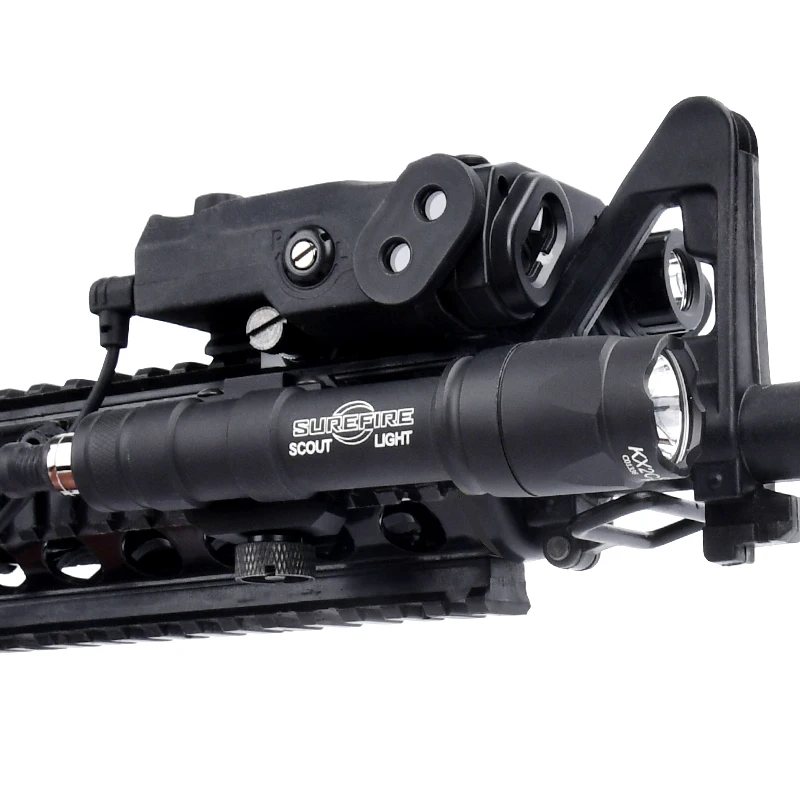 Linterna táctica PEQ 15 SF M300A M600C, equipo de pistola Airsoft, accesorios militares de alta potencia, punto rojo, verde, láser azul - imagen 5