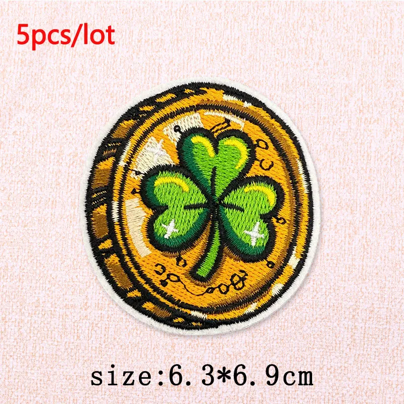 Parche termoadhesivo San Patricio duende y cerveza para mochila - imagen 3