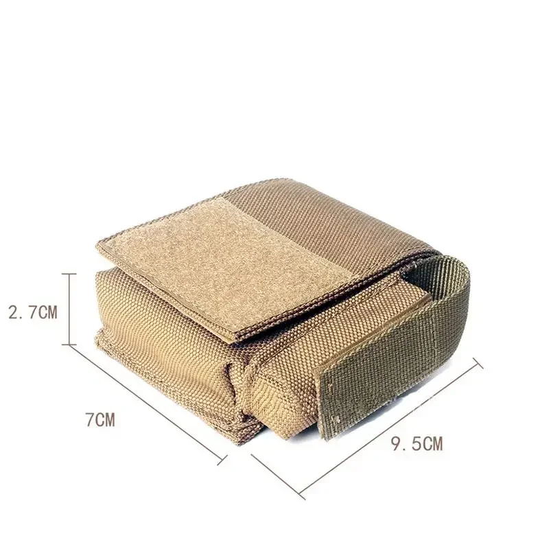 Bolsa de almacenamiento para encendedor de batería de cigarrillos de nailon, riñonera, Kit de teléfono móvil de cintura Molle táctica para exteriores, bolsa educativa - imagen 5