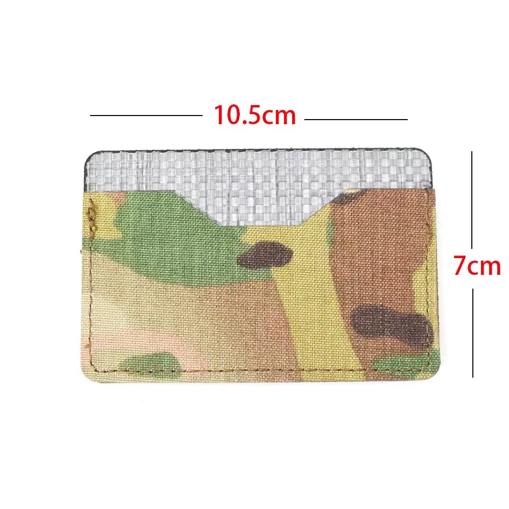 Estuche táctico para tarjetas de identificación, bolsa portátil para tarjetas de crédito, bolsa pequeña con Clip - imagen 4