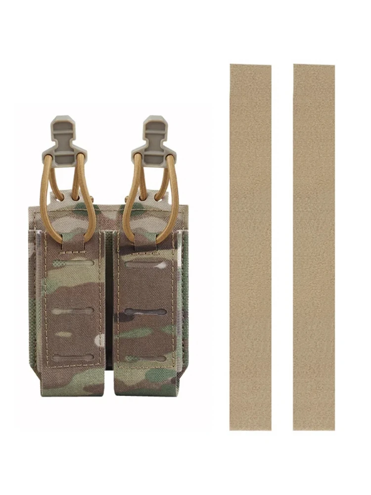 Paquete de accesorios tácticos MOLLE doble de 9MM, linterna multiusos montada en la cintura para exteriores, bolsa de herramientas diversas - imagen 3