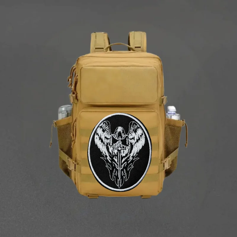 Parche con estampado de Ángel militar Chevron, chaleco táctico, sombreros con gancho y bucle, insignia de moral, pegatinas para mochila, parches para brazalete para ropa