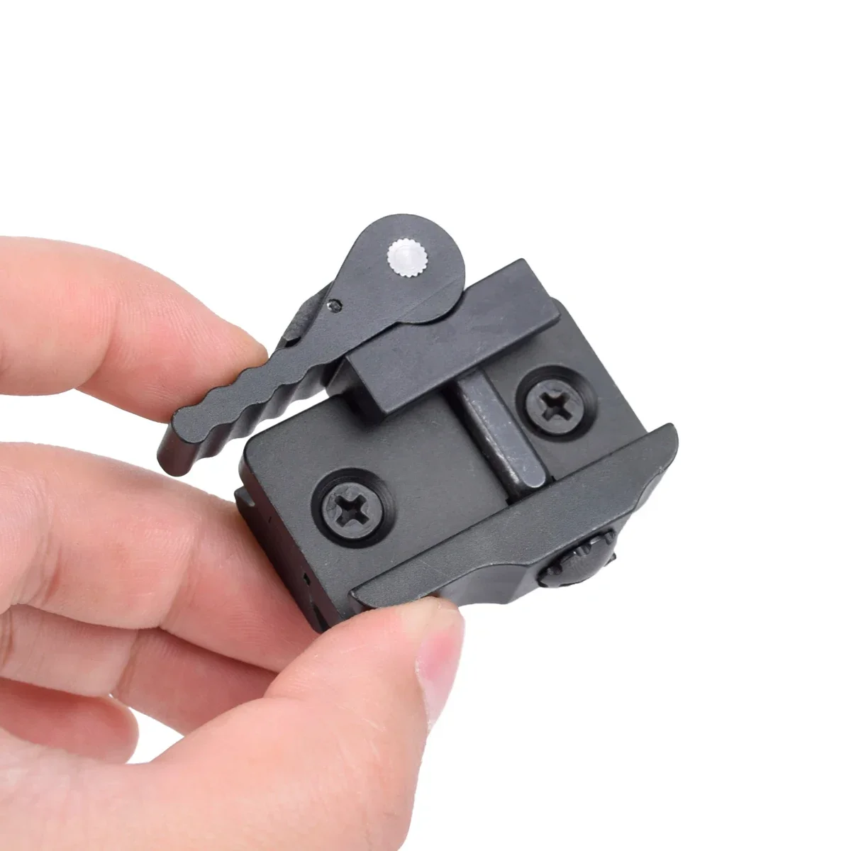 Base de riel Picatinny táctica de 4 ranuras QD soporte de alcance elevador de liberación rápida soporte adaptador de 20mm para Mini mira de punto rojo - imagen 4