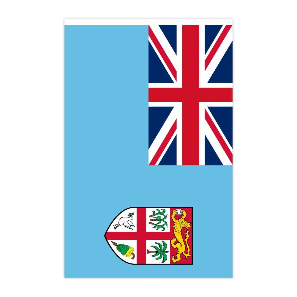 Banderines SKY FLAG Fiji, 14x21cm, 20 unids/lote, banderas de cuerda de Fiji, banderín para decoración de fiesta y Festival - imagen 2